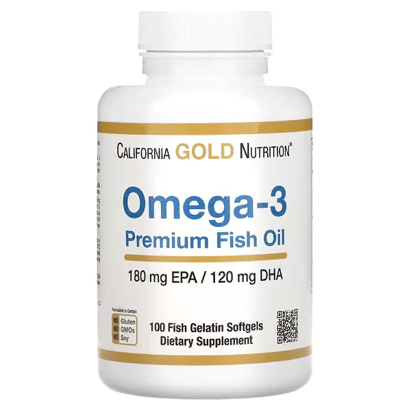 Омега-3, рыбий жир, 100 капсул, Omega-3