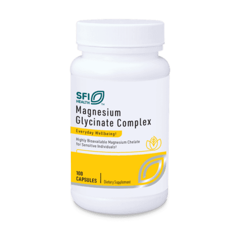 Магний глицинат, 100 мг, 100 капсул, SFI Health, Magnesium Glycinate Complex