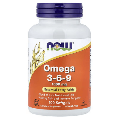 Омега 3-6-9 1000 мг 100 капсул Now Foods