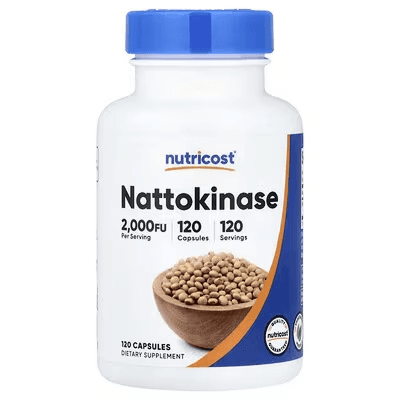 Nattokinase 2,000 FU/g (100 mg), 120 Capsules