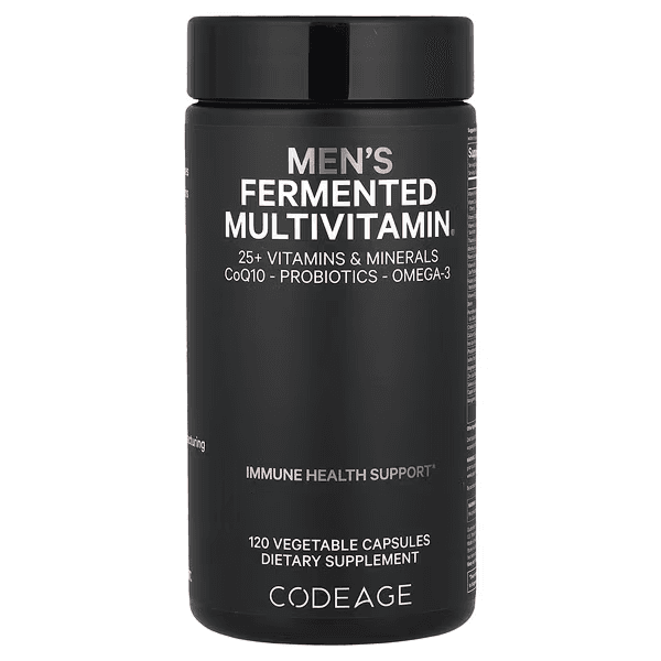 Ферментированные мультивитамины для мужчин, 120 капсул, Codeage, Men's Fermented Multivitamin