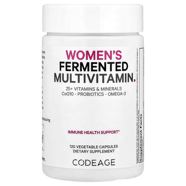 Ферментированные мультивитамины для женщин, 120 капсул, Codeage, Women's Fermented Multivitamin