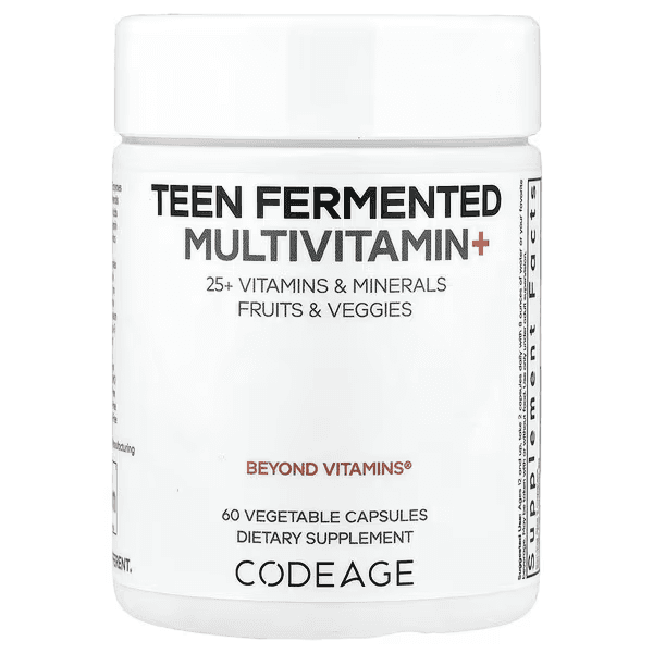 Ферментированные мультивитамины для подростков, 60 капсул, Codeage, Multivitamin Teen Fermented