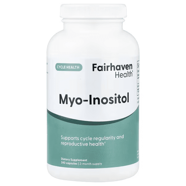 Мио-инозитол, 2000 мг, 240 капсул, Fairhaven Health, Myo-Inositol