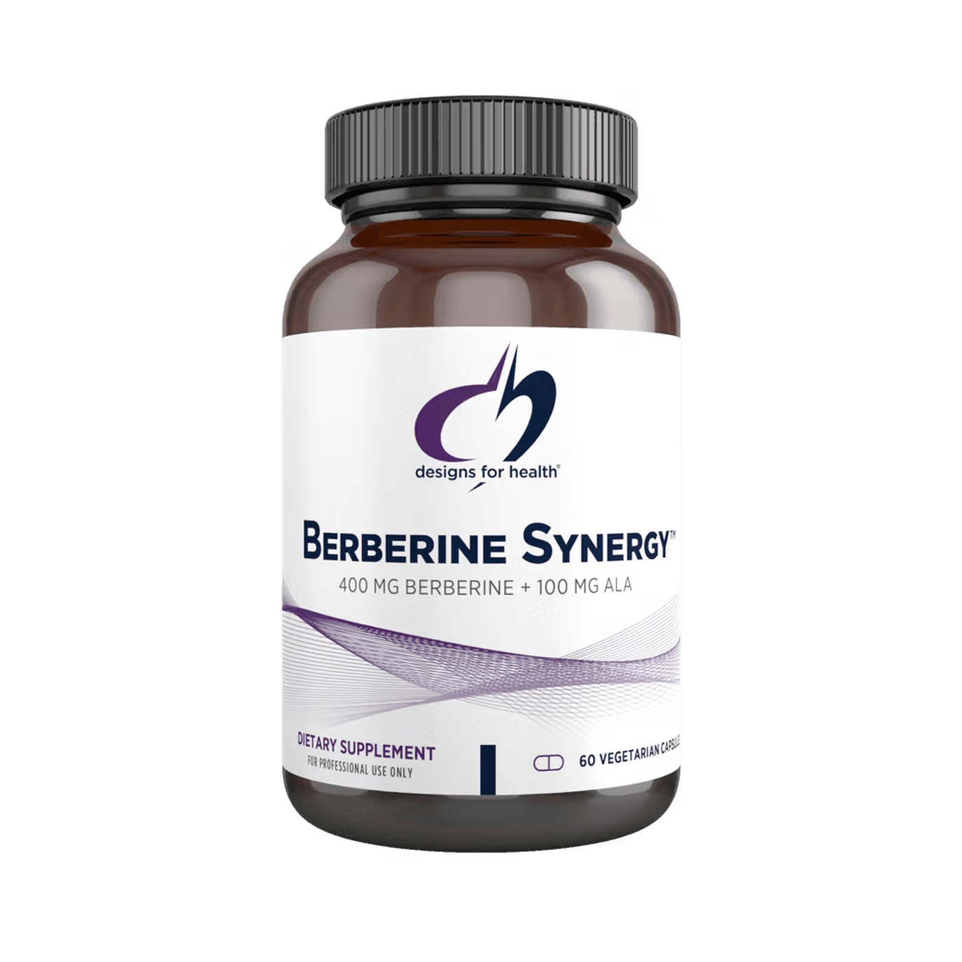Берберин, 60 растительных капсул, Designs For Health, Berberine SynergyTM