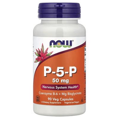 Витамин В6 в форме P-5-P 50мг 90 капсул Now Foods