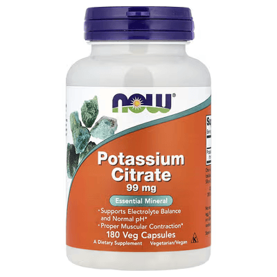 POTASSIUM CITRATE 180 capsules Now foods